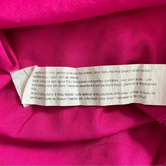 New! Eloquii Pink puff sleeve cutout open back Dress Size 20 18111 - Picture 7 of 8